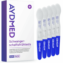 🤰🔬 5 x Aydmed Profi Frühschwangerschaftstest | Ultra-Empfindlicher Schwangerschaftstest