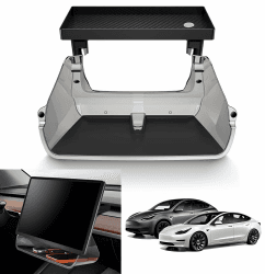 🚗 Model Y Zubehör Mittelkonsole für Tesla 🌟 Hochwertige Magnetische Acryl-Ablage für Tesla Model 3/Y