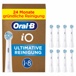 🦷 Oral-B iO Ultimative Reinigung Aufsteckbürsten - 8 Stück 🪥