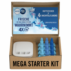 🌸🌿 Febreze 3Volution Duftstecker Starter-Kit + Nachfüllflakons 80 ml Aprilfrisch