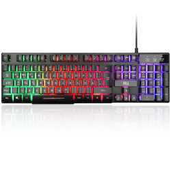 Rii Gaming Tastatur RGB mit Regenbogen Beleuchtung 🌈