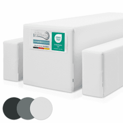 🍻 Edles 3tlg Biertischhussen Set - Dicker Stoff Knitterfrei - 220x50cm Weiß