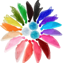 20 Stück Square Jongliertücher Tanz Tücher 🎭 | Bunte Chiffontücher 🌈 | 60x60cm Performance Schals für Kinder Party