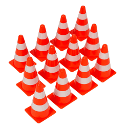 Angebot: Bramble Verkehrshütchen - 23cm, Orange & Weiß 🏑⚽