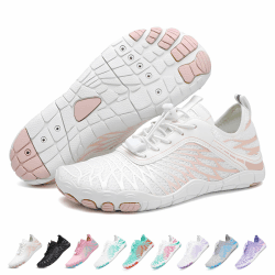 RUYI Unisex Barfußschuhe Damen Herren Wasserschuhe - Weiß 39 EU 🌊