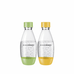SodaStream Kunststoffflasche | 0,5L | BPA-frei | grün & gelb | 2er-Pack 🥤