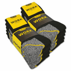 🧦 Herren Arbeitssocken (10 oder 20 Paar) WORK Socken Baumwolle 🧦