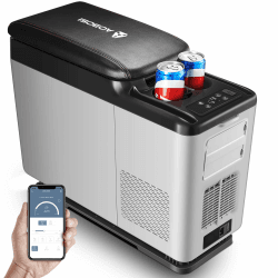 AAOBOSI Kompressor Kühlbox 15L, Kühlbox Elektrisch -20℃~20℃