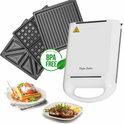 🥪🥞🍳 Taylor Swoden Manor Waffeleisen Sandwichtoaster 3-in-1 - Multifunktional und Schnelles Garen!