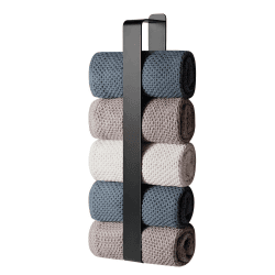 🛁🔥 Super Angebot! Edelstahl Handtuchhalter Wandmontage - Ohne Bohren & Selbstklebend