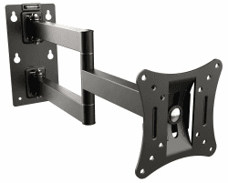 RICOO Monitor Halterung Wandhalterung Schwenkbar Bildschirmhalterung Monitorhalterung für 17-33 Zoll Flach Monitor-Arm Neigbar S2911 Computer Curved PC Bildschirm Wand-Halter VESA 75 x 75-100 x 100