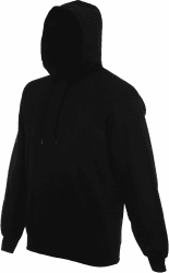 🍎🍇🍊 Fruit of the Loom Kapuzen Sweatshirt Hooded Sweat S M L XL 2XL 3XL 4XL 5XL auch Diverse Farbsets XL Schwarz 🍏👕