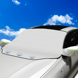 🚗 COLOCASTLE Sonnenschutz Auto Frontscheibe - Schutz vor Sonne, Schnee, Eis und Staub!
