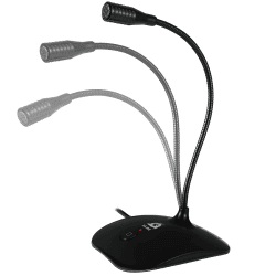 🎙️ KLIM Talk USB - NEU 2024 - Standmikrofon PC und Mac - Schwarz