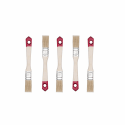 🖌️ HARDY WORKING TOOLS Flachpinsel-Set 5-teilig, 5 Stück – 20 mm Breite, Malerpinsel Set mit Holzgriff, Lackpinsel Serie *40*, 5PCS, Pinselset A0202-400507