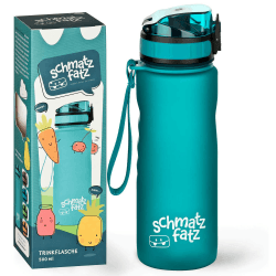 🌈 Schmatzfatz Trinkflasche Kinder 0,5L 🌟 Auslaufsicher & BPA-frei