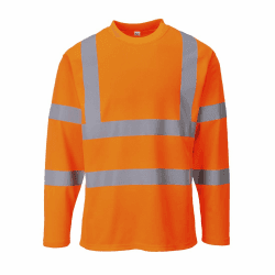👕🟠 Portwest Warnschutz Langarm T-Shirt, Größe: M, Farbe: Orange, S278ORRM - Sonderangebot!