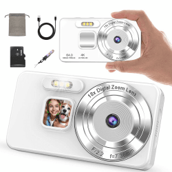 📸 4K Digitalkamera mit 64MP Autofokus Kompaktkamera 🌟