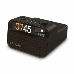Pure Moment Charge – Radiowecker mit Wireless-Ladepad, DAB+/FM, Bluetooth, natürlichen Klängen, White Noise & Wake-up Light