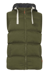 🧥 Blend BHJens Herren Weste Steppweste mit Kapuze 🌿 Nachhaltige Outdoor Weste