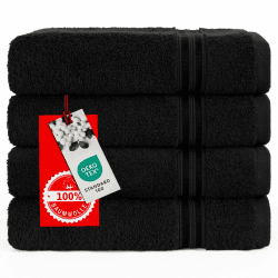 🎁 Premium 4er Handtücher Set - 100% Baumwolle - Weich & Saugstark 🛁