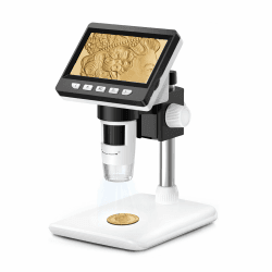 🔬 USB Mikroskope, 4,3 Zoll Digitale LCD Handmikroskope 1000X 1080P Mikroskop 🎁