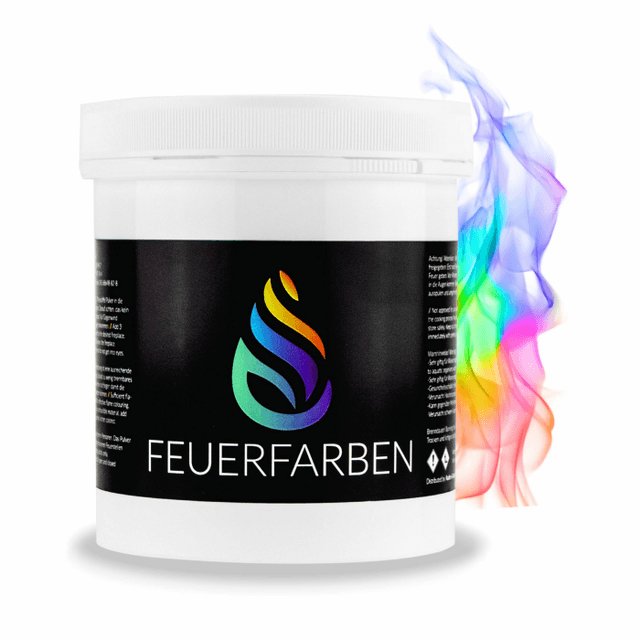 🔥🌈 Feuerfarben Pulver für buntes Feuer 250 Gramm - Mach Dein Feuer bunt!