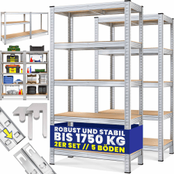 🔨🔩 Monzana® 2X Schwerlastregal 180x90x40cm 🏋️‍♂️🔧