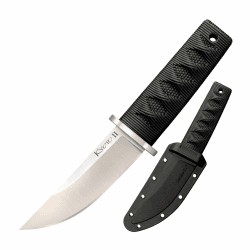 🔪🎌 Cold Steel Kyoto II Fixed Blade DP, schwarz, CS-17DB: Robustes Outdoor-Messer