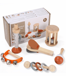Zhufas Musikinstrumente Für Kinder - 6 PCS Musikinstrumente Musical Instruments Set 🎵🥁