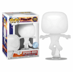 🕸️🦸‍♂️ Funko Pop! Vinyl: Spider-Man: Across The Spider-Verse: Miles Morales - (Transparent) - Spiderman Into The Spiderverse 2 - Amazon-Exklusiv