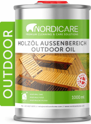 Nordicare Holzöl Außenbereich [1L] für Lärche, Eiche, Teak oder Akazienholz