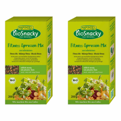 🌱 Rapunzel Fitness Sprossen-Mix bioSnacky (2 x 200 gr) 🌱