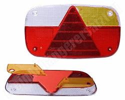 Anhängerersatzteil - Aspöck Multipoint 3 Lichtscheibe Ersatzglas 🚗