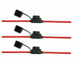 🔥 Mega-Angebot! 3 Stk. Offgridtec 6mm² Standard-Flachsicherungshalter für KFZ Flachsicherungen