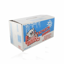 🍭🍹🌈 200 STÜCK BUSSY WASSEREIS MIX SCHLECK DRINKS 200 X 40ML 🍭🍹🌈