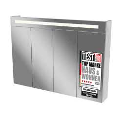 🔥 DEAL: FACKELMANN TWINDY LED-Spiegelschrank 110x79x17 cm in Weiß Glanz 🌟