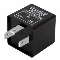 Yizhet 3Pin Blinkrelais Flasher Relay 0.02A-20A 12V Motorrad Blinker Blinkgeber LED Blinker Relais