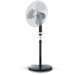 🌀🌬️ Brandson Standventilator 40cm - Preisträger 2025 - Höhenverstellbarer Standfuß - Hoher Luftdurchsatz
