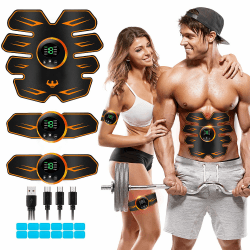 🔥 Angebot: EMS Trainingsgerät Bauchmuskeltrainer mit USB-Wiederaufladung