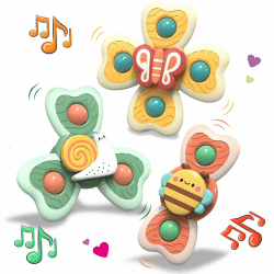 👶🧸 Saugnapf Spielzeug Baby 3 Stück ab 3 Monate 🛁