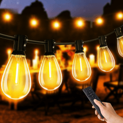 🌟 MAGGIFT LED Lichterkette Außen Dimmbar mit Fernbedienung, 30M/100FT Outdoor Lichterketten Strom 🌟