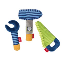 SIGIKID 41676 Greifling Werkzeug Set Play & Cool Mädchen und Jungen Babyspielzeug 🛠️👶🎁