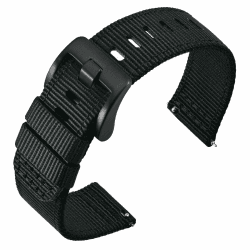 ANNEFIT Nylon Militär Uhrenarmband 🕒 Schnellverschluss & Edelstahlschließe