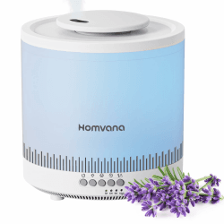 Homvana Luftbefeuchter Schlafzimmer, 1,8L Top-Fill Kühlnebel Klein Luftbefeuchter Baby 🌿💧