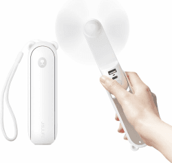 🌀 JISULIFE Handventilator Mini Ventilator 3 IN 1 - Angebot!