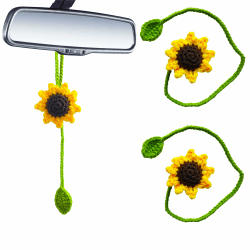 🌻 TINGWEN 2 Stück Auto Rückspiegel Ornament 🌻