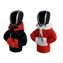 🚗🧥 2 Stück Schaltknauf Überzug Hoodie Auto Schalthebel Abdeckung 🧥🚗
