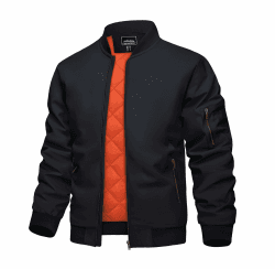 🧥 KEFITEVD Herrenjacke - Winter warme winddichte Bomberjacke