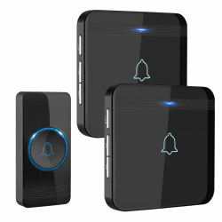 🔔 AVANTEK Funkklingel Set: 400m Reichweite, 52 Melodien, IP55 Wasserdicht